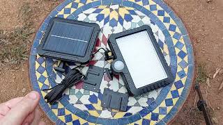 Bellanny Luz Solar Exterior, Muy práctica la placa separada y buena luz, con un solo pero