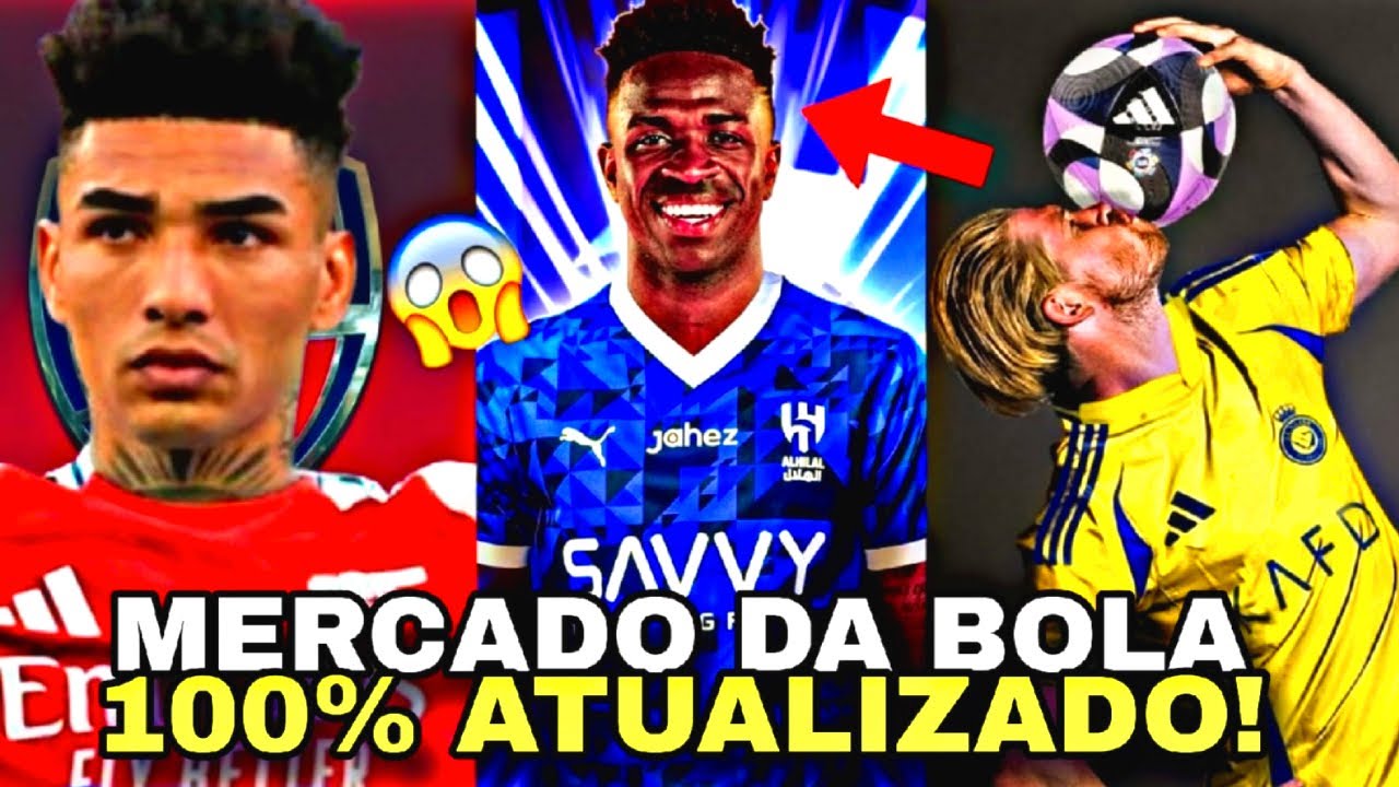 🚨🚨VINI JR NO LUGAR DO NEYMAR NA ARÁBIA, IGOR JESUS NO ARSENAL, DE BRUYNE COM CR7 E MAIS!!!