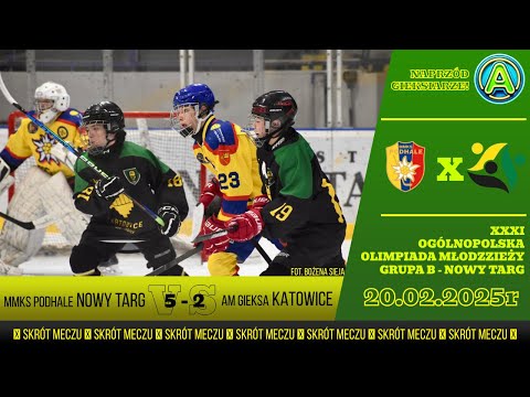 MMKS Podhale Nowy Targ - AM GieKSa Katowice || Skrót Meczu || XXXI OOM - Grupa B