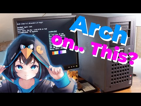 Insane: Arch Linux on a 400Mhz Pentium II! (feat. Minecraft) - WGEX