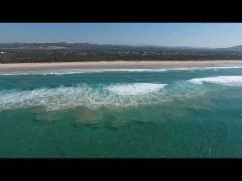 Drone aworan ti Pottsville Beach