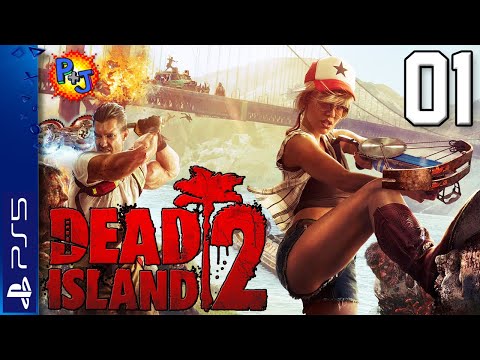 Let's Play Dead Island 2 PS5 Console | Co-op Multiplayer Gameplay Episode 1 (P+J)