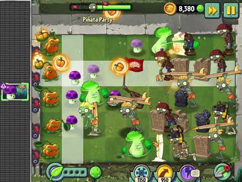 PVZ 2 Gameplay ~ Piñata Party ~ Adventure ~ Calveetube Gaming