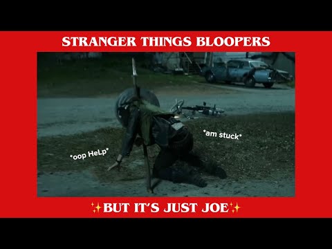 ST4 Bloopers ✨but it’s just Joseph Quinn✨