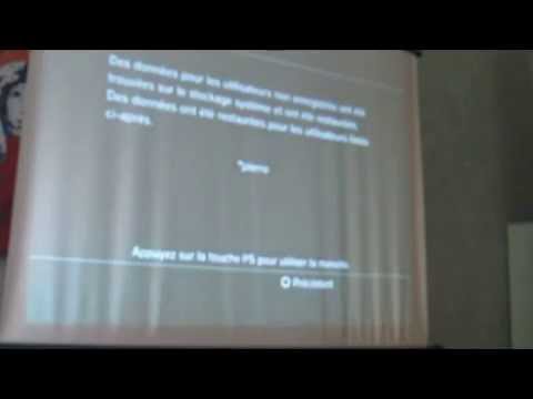 comment reparer bug ps3