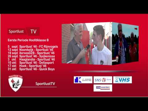 SportlustTV | Sportlust  '46 Hoofdklasse B 2015 - 2016 eerst periode