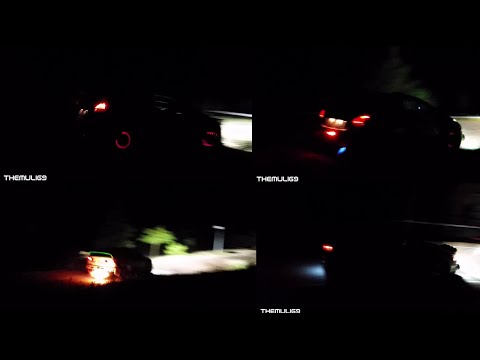 Rally di Cremona in notturna - insane sound and flames