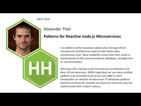 NodeHH #25 - Patterns for Reactive node.js Microservices by Alexander Thiel