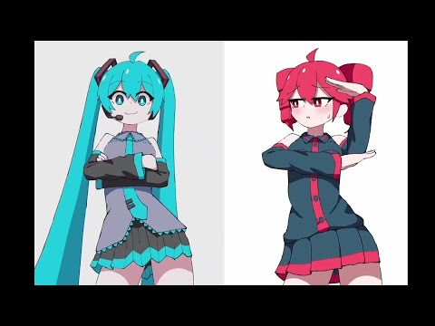 Hatsune Miku & Kasane Teto - Mi Mi Miku x Te Te Teto (Full song)