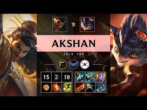 Akshan Top vs Rumble: Legendary - KR Diamond Patch 25.S1.2