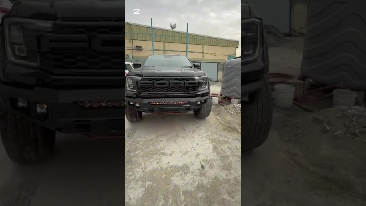 Ford Ranger Raptor exclusive package :black rhino wheels ,electric bed cover video