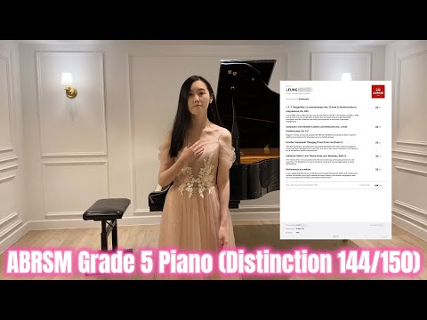 ABRSM Grade 5 Piano Performance Exam (Distinction 144/150) by Kirana *4 Piano lessons ONLY