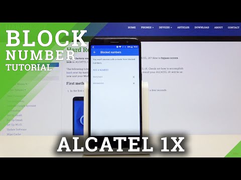 How to Block Number on ALCATEL 1X – Add Numbers Blacklist