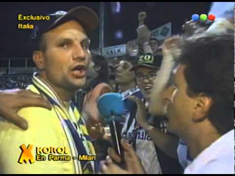 Korol en el Parma con Crespo - Videomatch 97