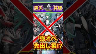 【アークナイツ】最強キャラを無駄使いしないで！鋒矢突破の注意点 #arknights #鋒矢突破