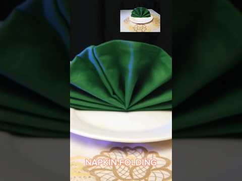 STAND FAN NAPKIN FOLDING