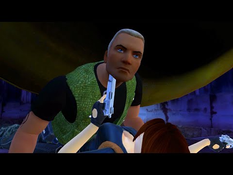 [4k, 60fps] Tomb Raider 3 Remastered: Thames Wharf Cutscene