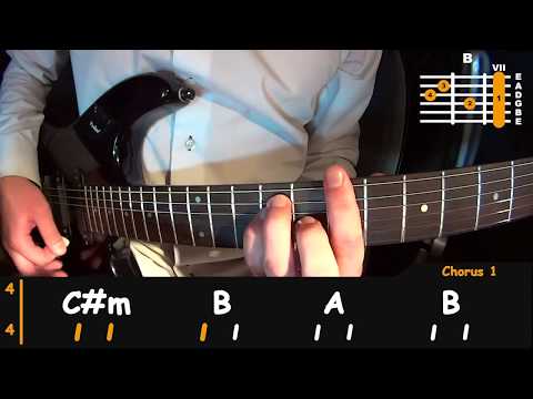 How to play - The Mamas & The Papas - California Dreamin', easy guitar lesson (FULL+SOLO)