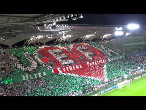 Legia - Steaua w 2 minuty! Atmosfera na meczu. 27.08.2013