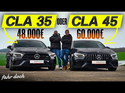 Mercedes CLA 35 AMG vs CLA 45 AMG Shooting Brake Gebrauchtwagencheck  | Fahr doch
