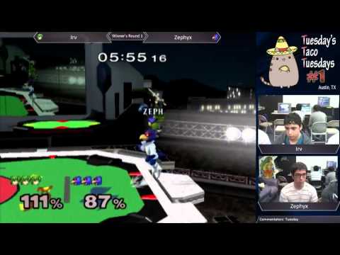 TTT1 WR1: Irv (Marth) vs Zephix (Falco)