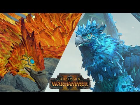 PHOENIXES are the ANSWER - High Elves vs Empire, Bretonnia // Total War: Warhammer II Online Battle