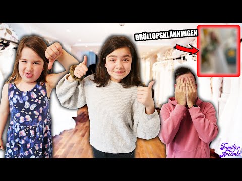 BELLA & MAMMA TESTAR BRÖLLOPSKLÄNNINGAR, Blir UTELÅSTA!! | BRÖLLOP VLOGG