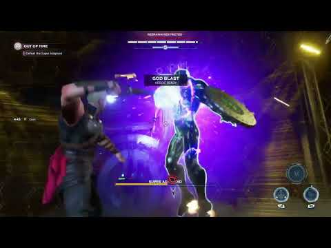 Marvel Avengers - Thor build Super Adaptoid destroyed Solo Soldier