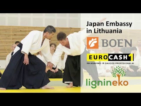 Seki Shoji Shihan, 8th Dan Aikido Aikikai Aikido Dojo "Aidas" June 3 - 5, 2016