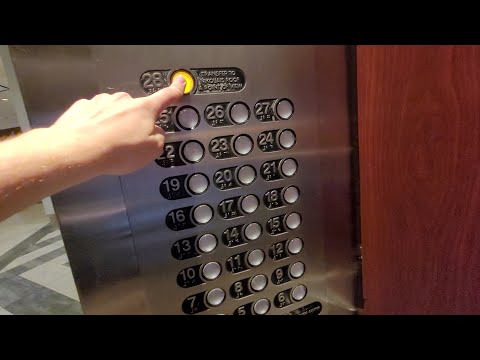 Beautiful Westinghouse Traction Elevators at the Hilton, Atlanta, GA