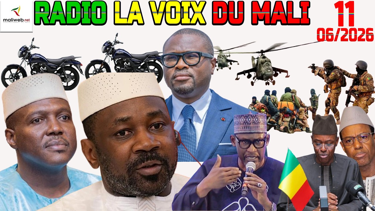 La Revue de Presse de la RADIO LA VOIX DU MALI du 11 Juin 2026