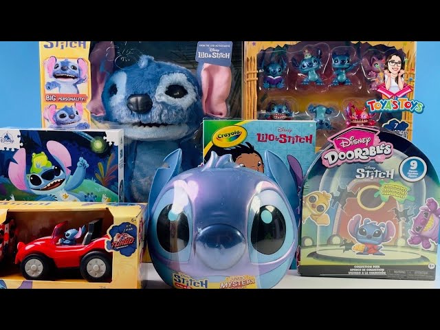 Vídeo relacionado con Disney Lilo & Stitch - Pendientes colgantes de flores esmaltadas plateadas y rojas