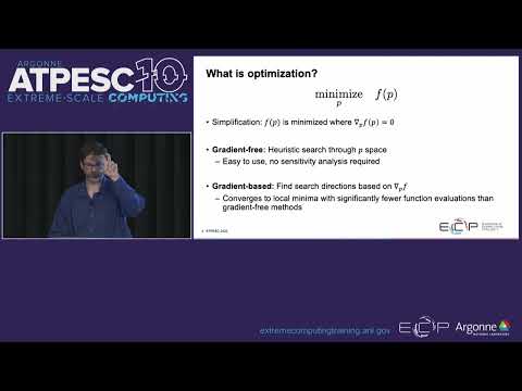 ATPESC 2022 5.5a Optimization with TAO | Todd Munson, Richard Tran Mills