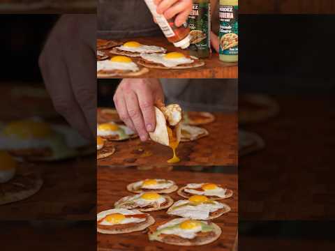 Matt Hussey's Breakfast Smash Burger Tacos