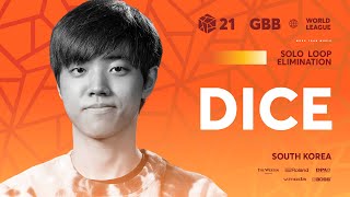 Dice is a big talent!! Who know, what is girl was on  ? Shis so pretty ))（00:06:05 - 00:07:45） - DICE 🇰🇷 | GRAND BEATBOX BATTLE 2021: WORLD LEAGUE | Solo Loopstation Elimination