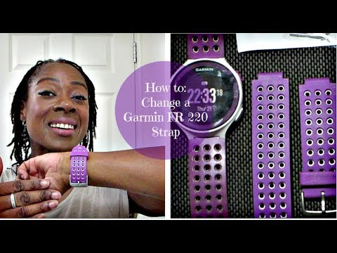 How to change a Garmin FR 220 Watch Strap