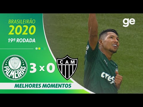 Gols e lances de Palmeiras x Atlético Mineiro