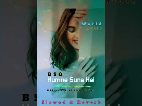 Humne Suna Hai - Mere Yaar Ki Shaadi Hai #slowedreverb #wm