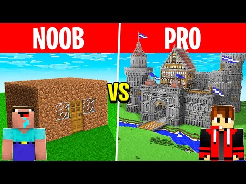 NOOB VS PRO : I CHEATED in a Build Challenge in Minecraft !!!