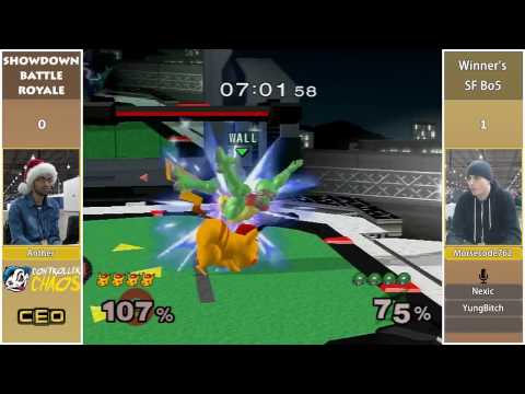 Showdown - Anther (Pikachu) - vs Morsecode762 (Samus) - Melee Singes WSF