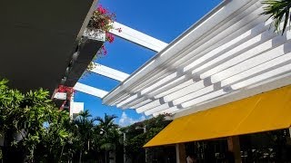 preview picture of video 'En-Fold Retractable Canopy at Bal Harbour Shops'