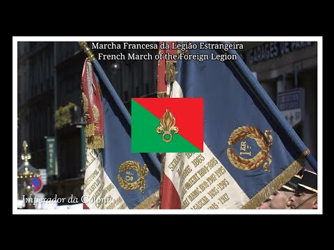French March of the Foreign Legion - "Le Boudin" (Subtitled in Portuguese and English)