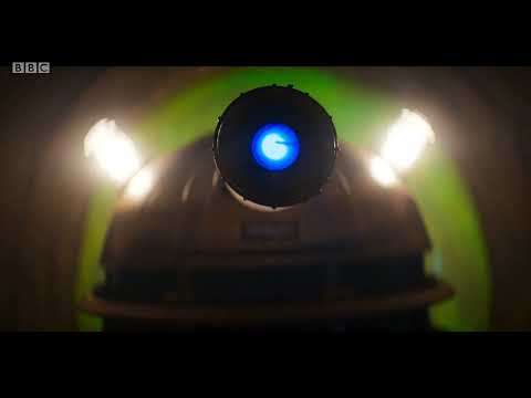 Dalek Saucer Deploys Flying Daleks | Revolution of the Daleks | Doctor Who