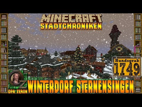 Minecraft Stadtchroniken [#1749] Winterdorf Sternensingen [HD+ Deutsch]