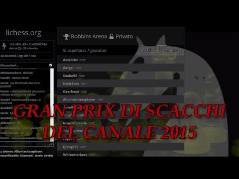SCACCHI Partite Online 38 - GP CANALE 2015 - Bullet in Saldo 7Feb