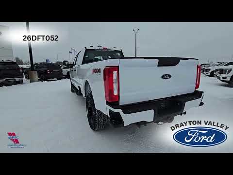 2026 Ford Super Duty F-350 SRW XL 4WD Crew Cab 8' Box in White for sale at Drayton Valley Ford in Drayton Valley, AB