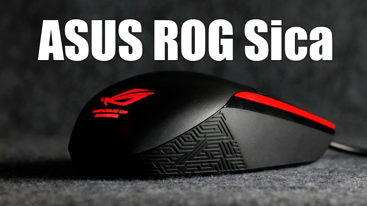 Мышь Asus Rog Sica белый оптическая (5000dpi) USB2.0 игровая (2but), 90MP00B2-B0UA00