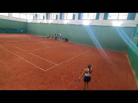 Mathilde (-15, 21 ans) vs Lou (0, 16 ans) - Vue du court