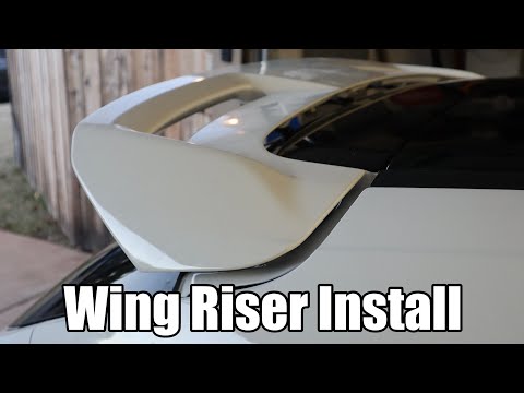 How to Install Wing Risers on a Ford Focus!