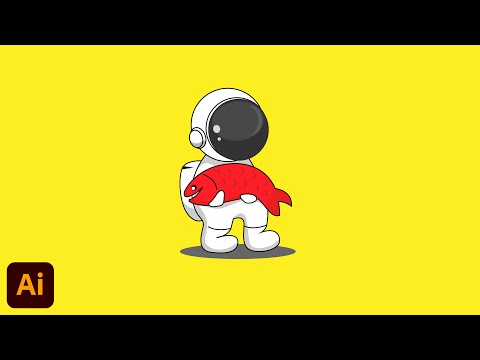 Flat Vector Character illustration Adobe illustrator Character Design process Hindi